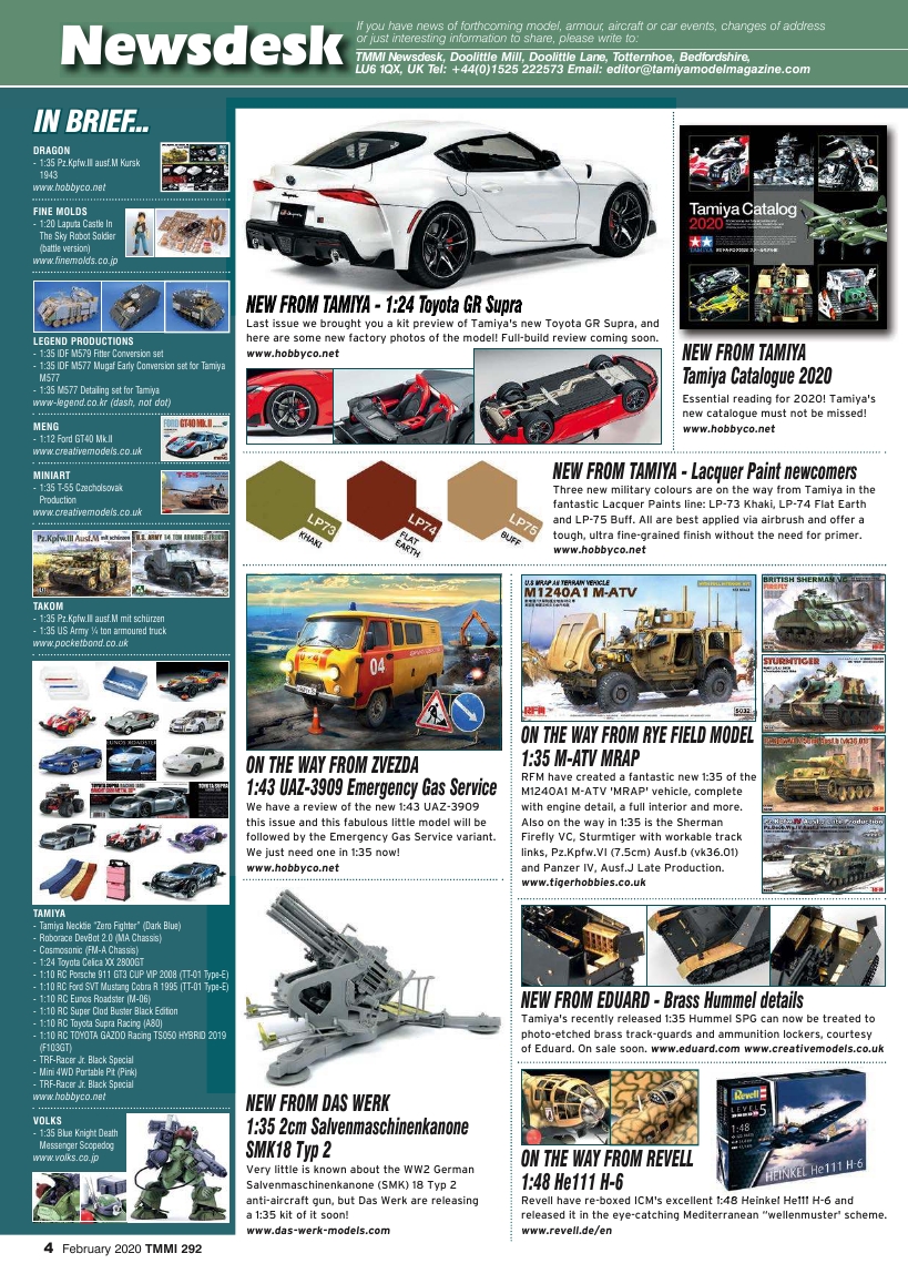 Tamiya Model Magazine 292 (2020-02)